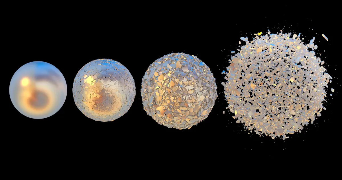 Beyinde biriken mikroplastik partiküllerin demans riskini artırmasını gösteren soyut görsel.