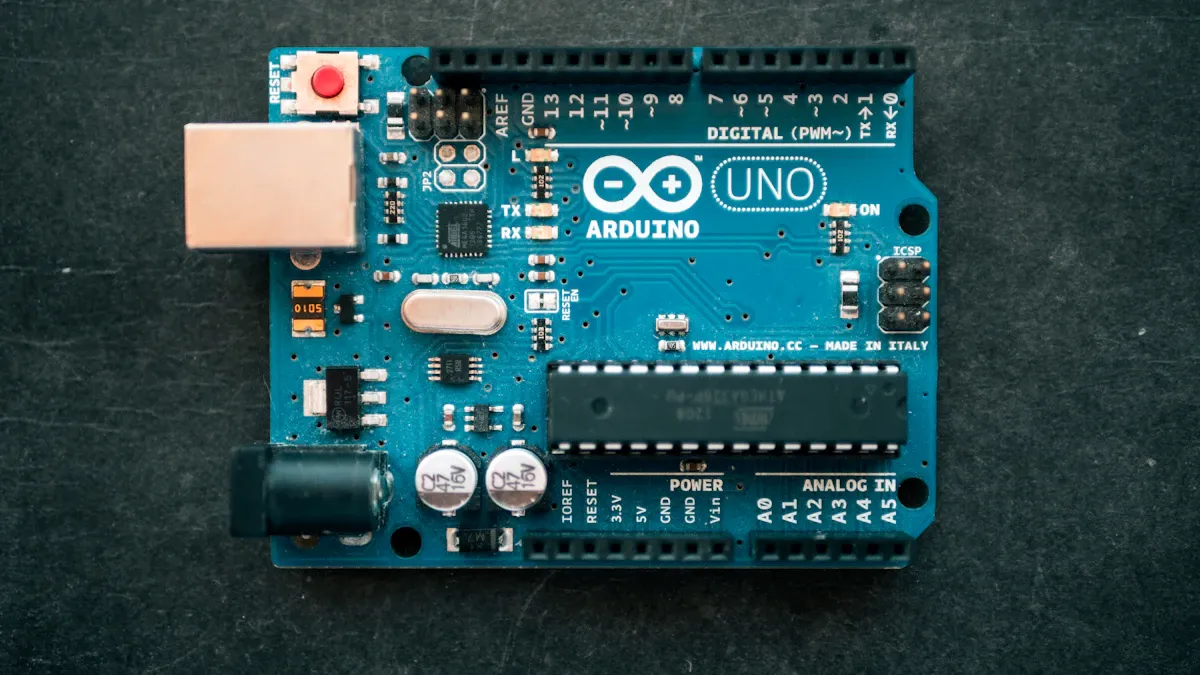 Arduino DC motor bağlantı şeması ve L298 motor sürücü devresi