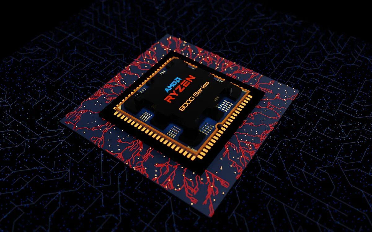 Nöromorfik çip üzerindeki sinir ağ bağlantıları, biyolojik beyin devrelerini andıran ışıklandırma efektiyle